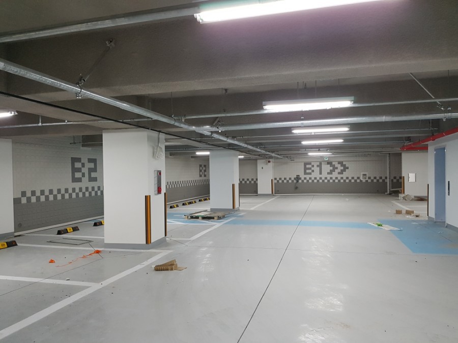 벽체배수판 현대 빌라트 지하